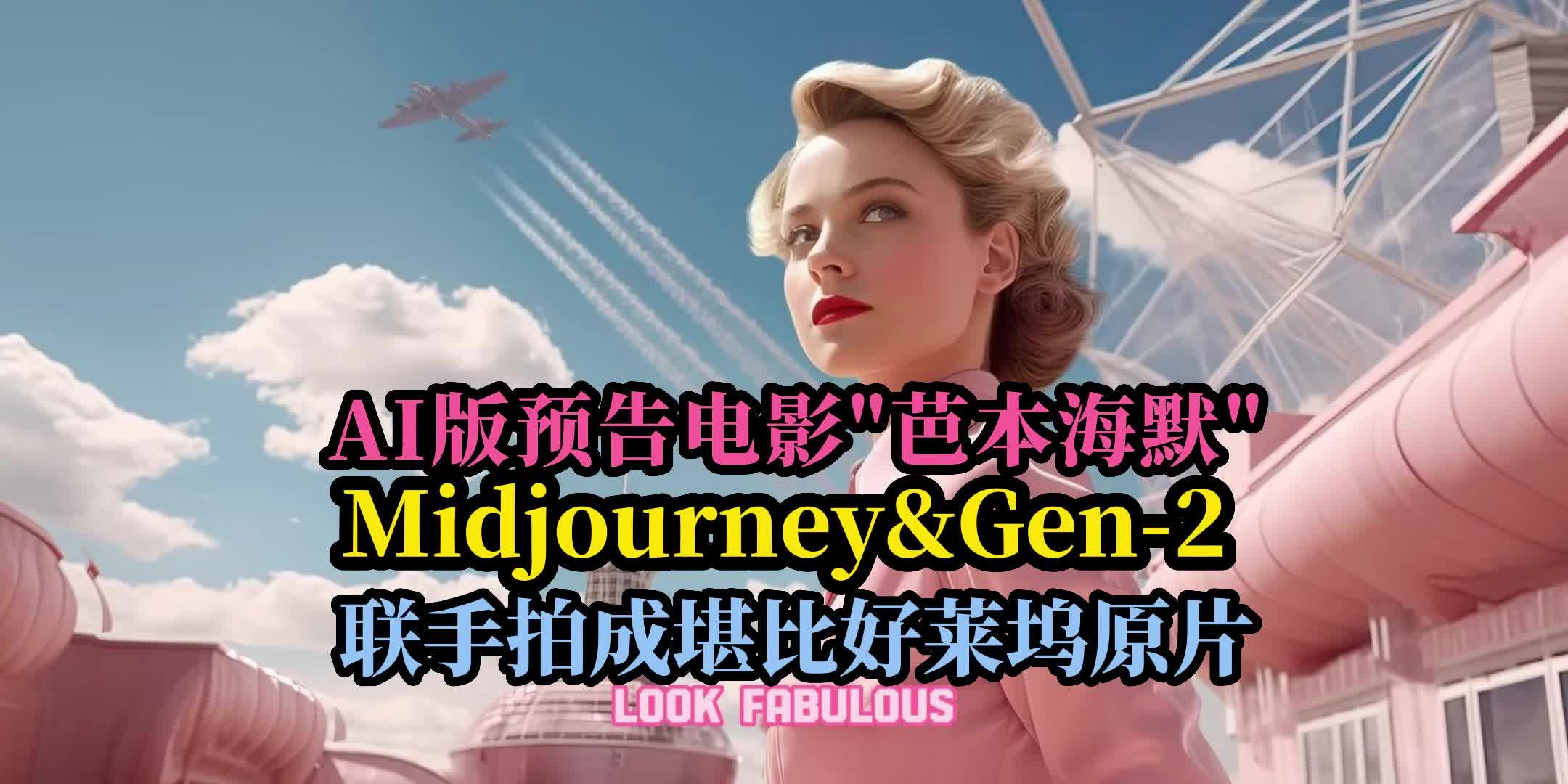 [图]AI版预告电影芭本海默|Midjourney&Gen-2|联手拍成堪比好莱坞原片