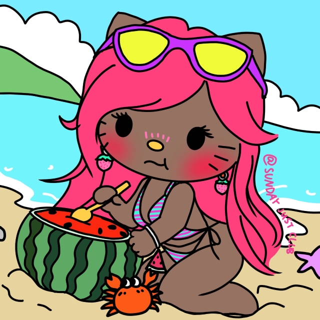 96黑皮hellokitty96辣妹日常头像90