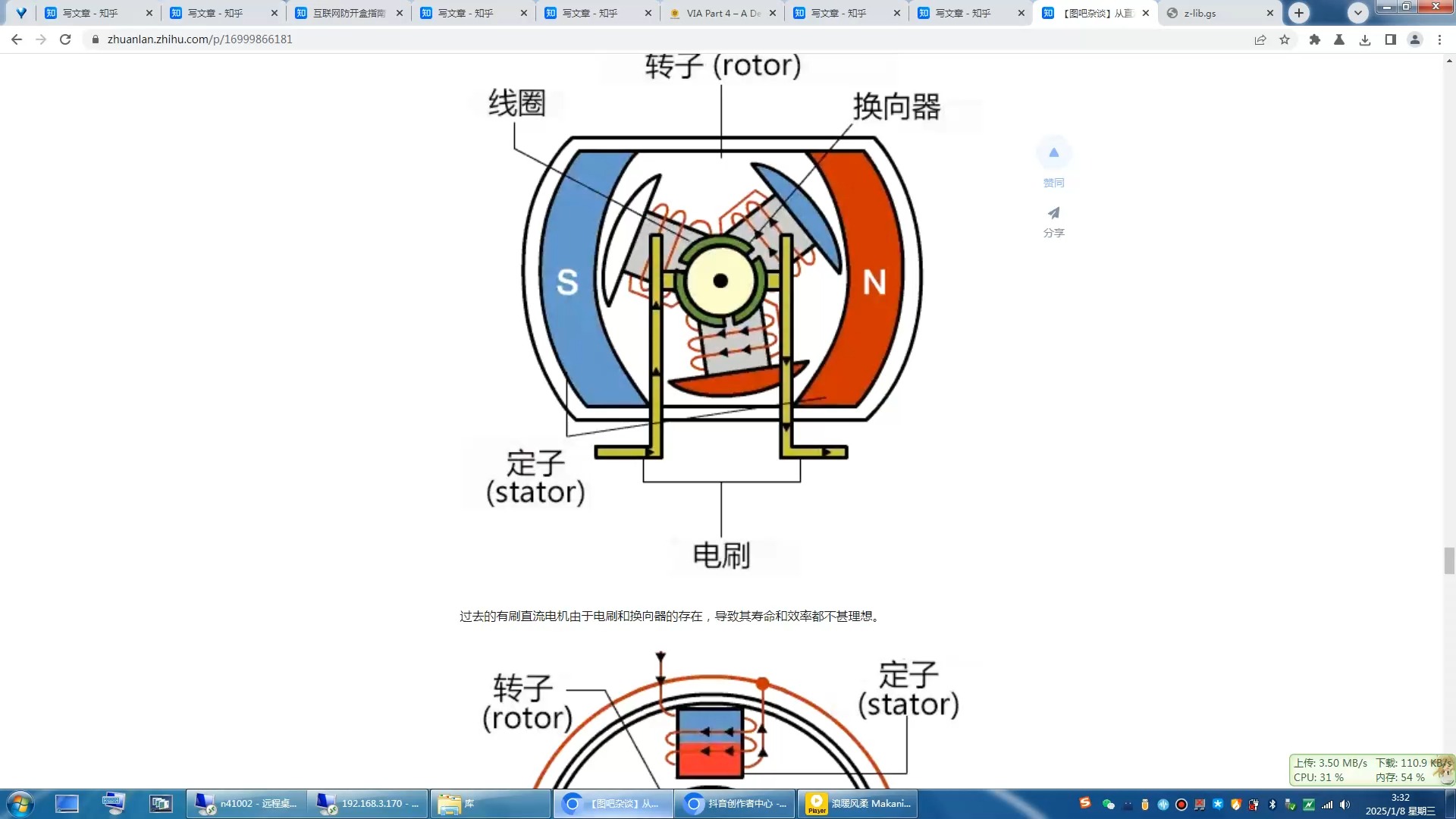 电风扇传动系统图片