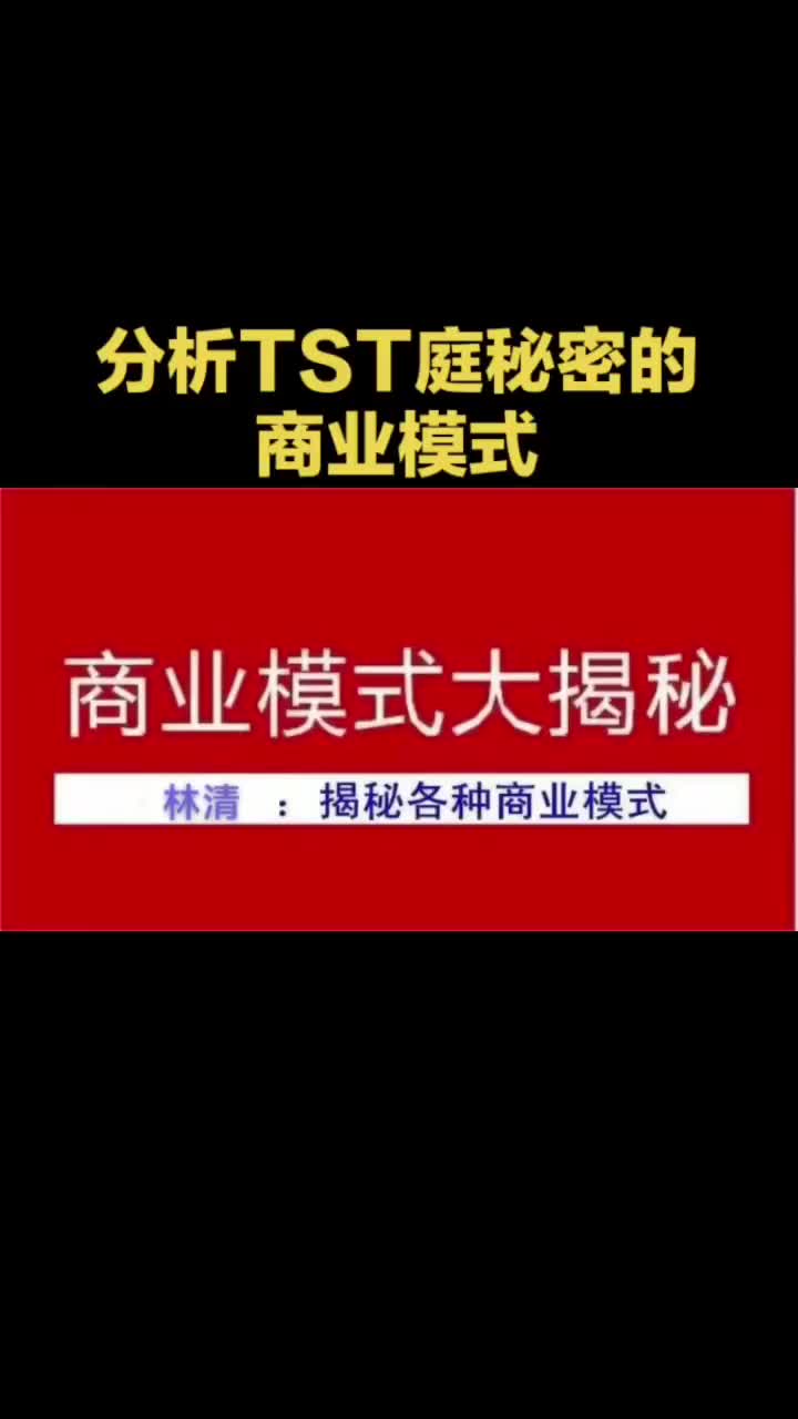 分析TST庭秘密的商业模式哔哩哔哩bilibili