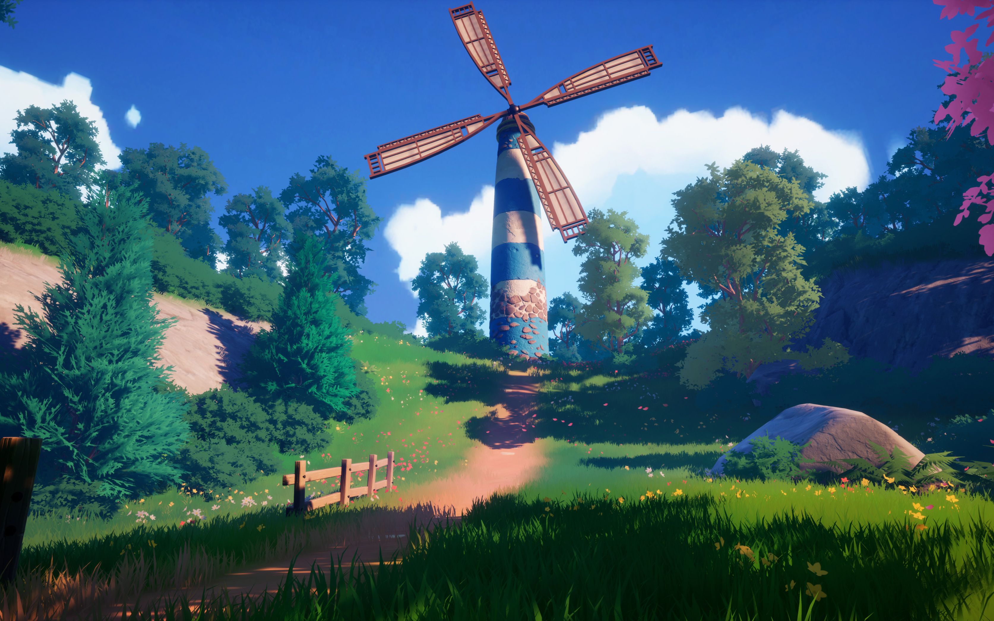 虚幻4引擎制作的风格化场景 《风车》 第二集 制作思路