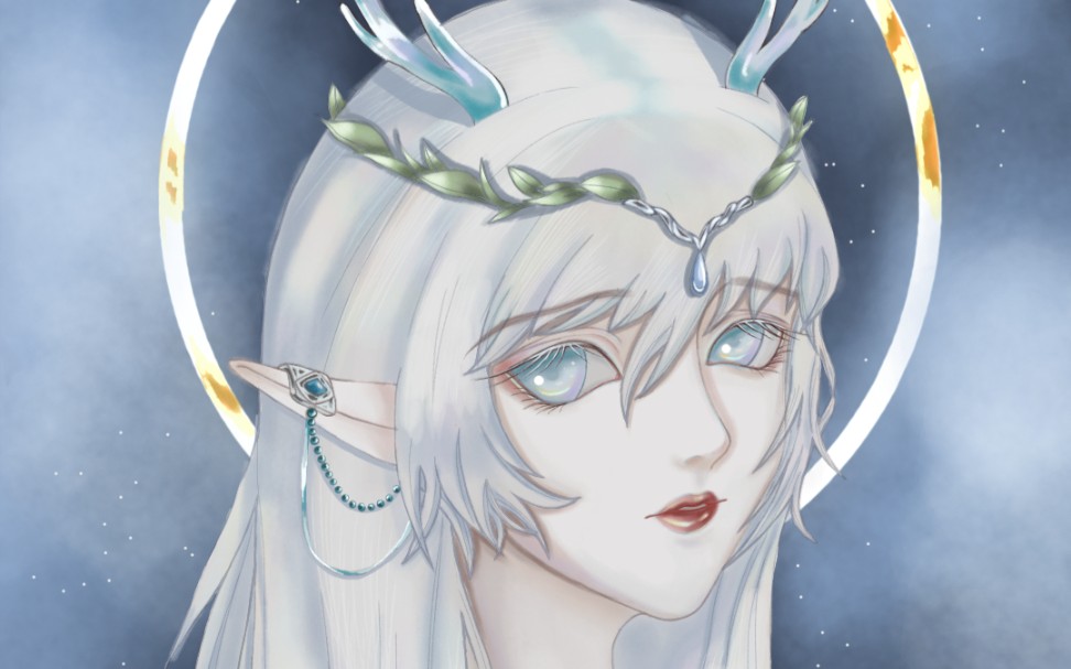 白鹿 (我还是从前那个画渣没有一丝丝改变)