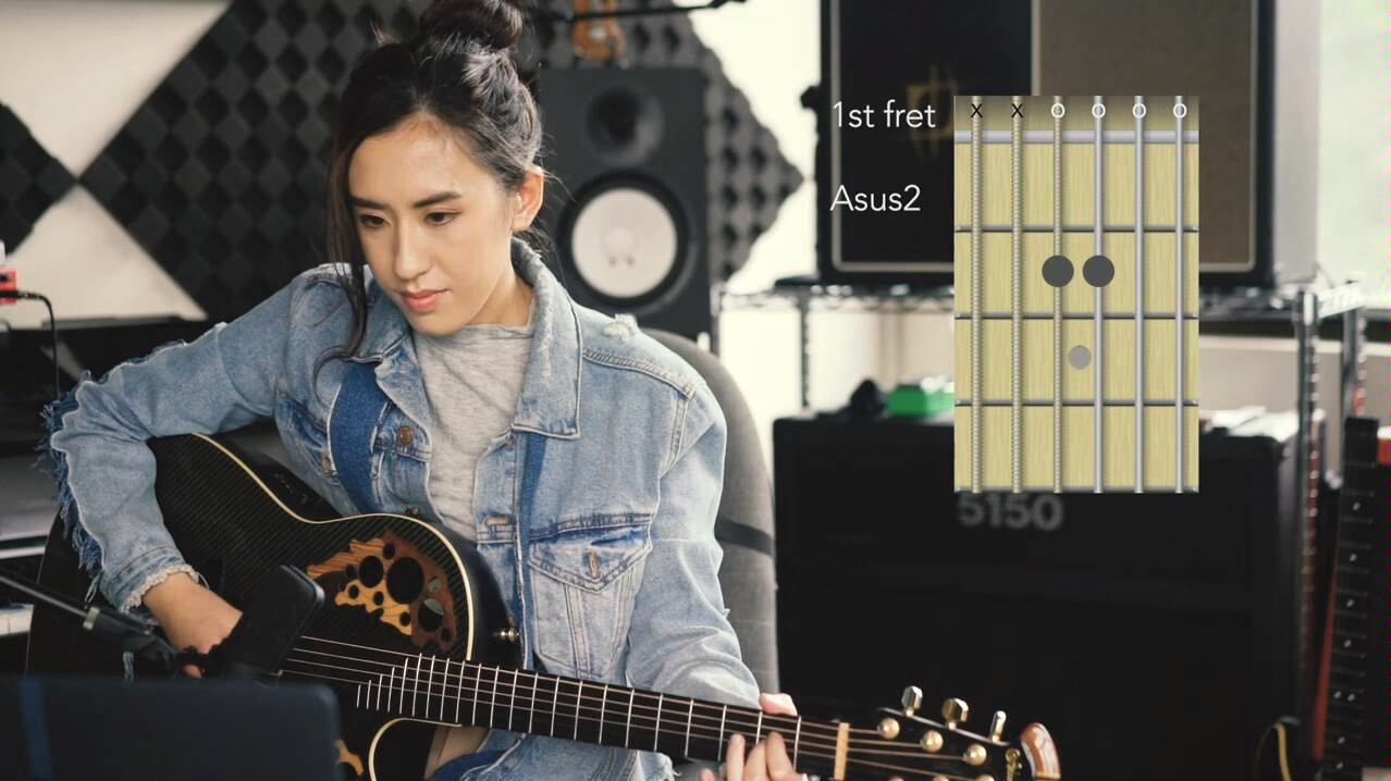 零分x曾若华jude吉他和弦示范和弦教学