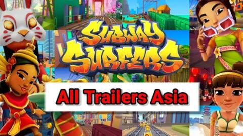 Subway Surfers All Trailers World Tour 2014 [OFFICIAL]_哔哩哔哩_bilibili