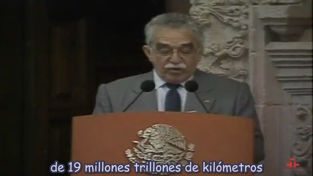 [图]【西语字幕】加西亚·马尔克斯1997年公开演讲«Jubilemos la ortografía» Gabriel García Márquez