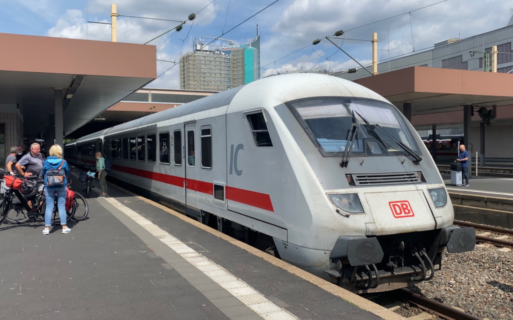 德国联邦铁路br101电力机车动集ic2217次stuttgart hbf斯图加特方向