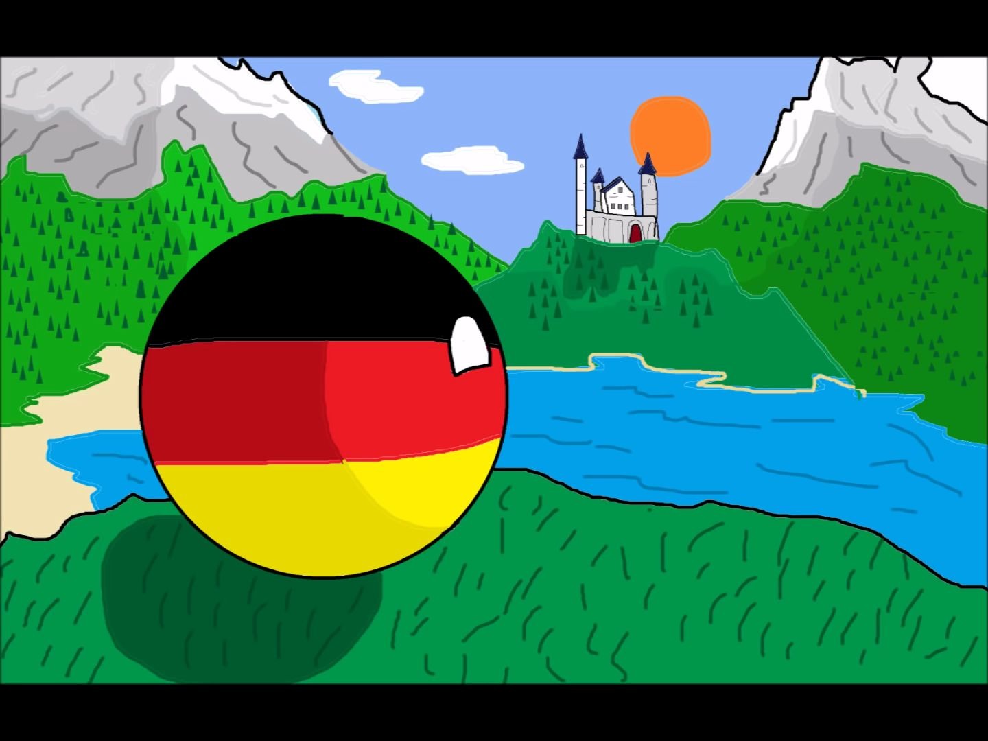 国家球动画德国图片