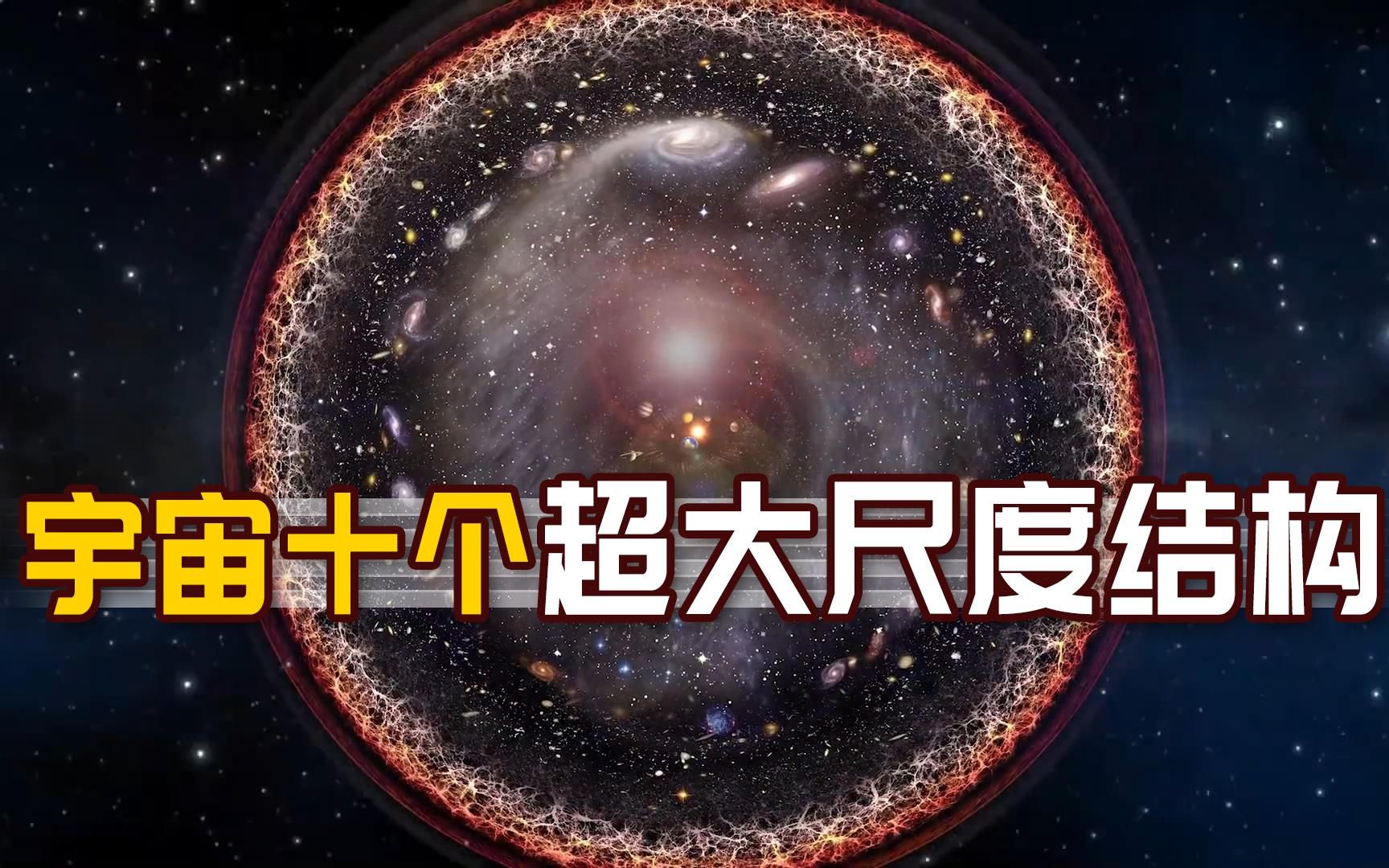 [图]盘点宇宙十个超大尺度结构，一个比一个惊人，最大直径100亿光年