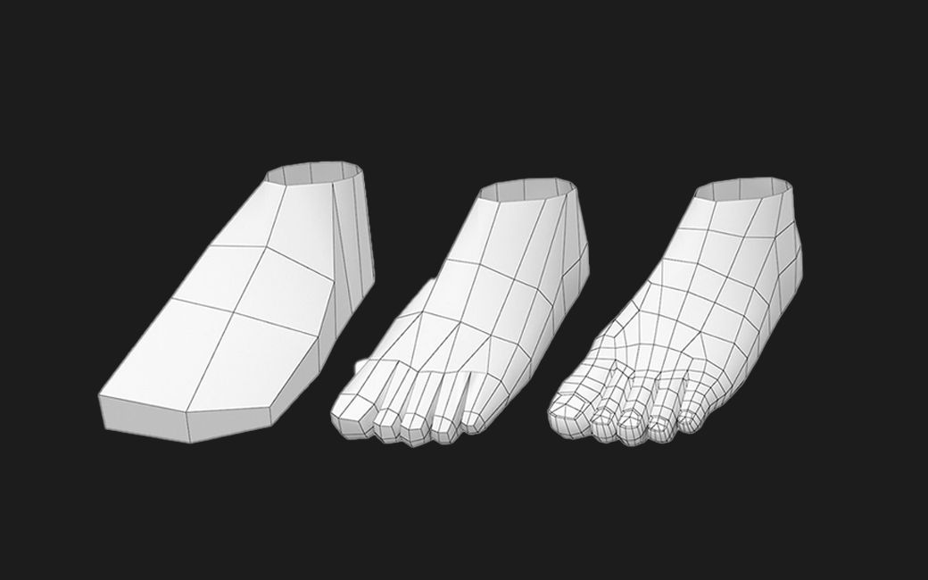 29分钟学会如何建模脚!零基础maya人物人体建模教程