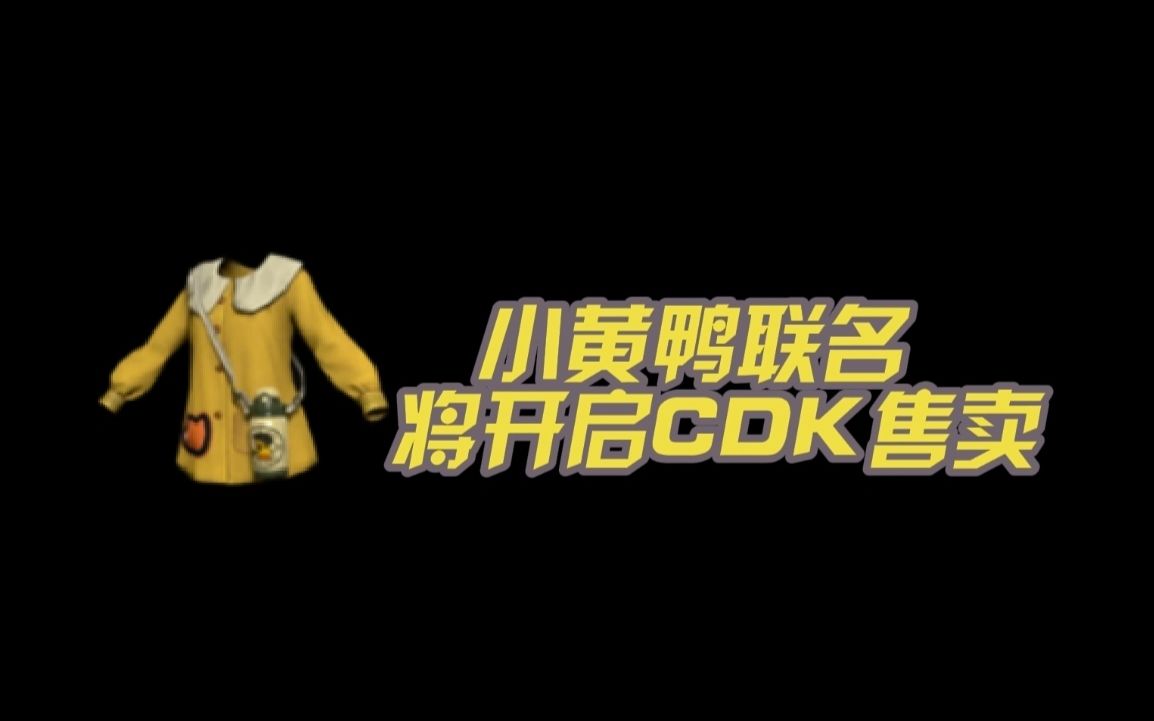 PUBG小黄鸭返场!将会有五年有效期CDK流出网络游戏热门视频