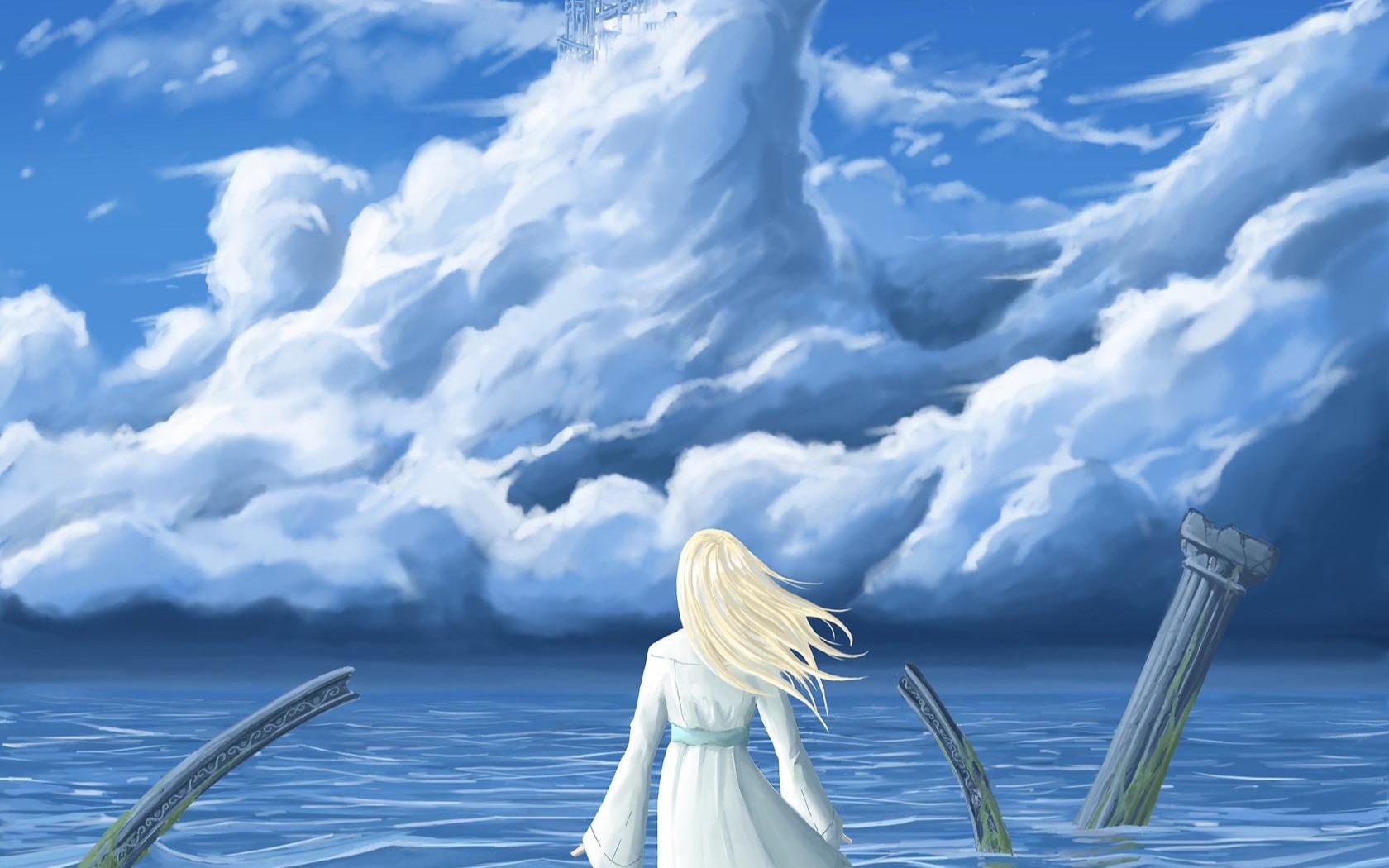 照片会唱歌,阿yueyue超火的《云与海》,情意绵绵,相爱而不得_哔哩哔哩