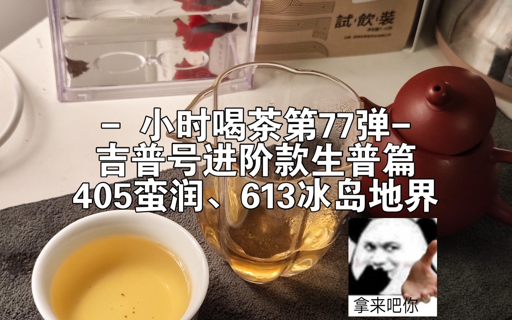 小时喝茶第77弹——吉普号进阶款生普篇405蛮润、613冰岛地界哔哩哔哩bilibili