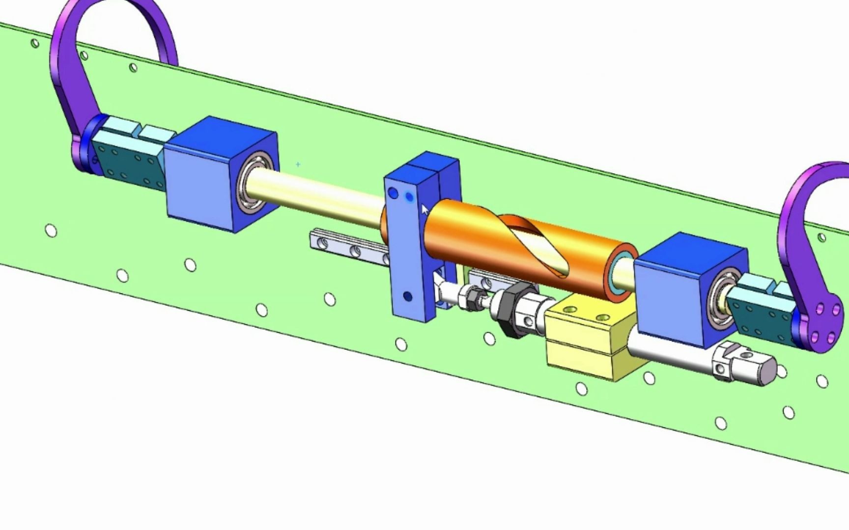 三维凸轮槽夹爪,结构轻巧耐用
