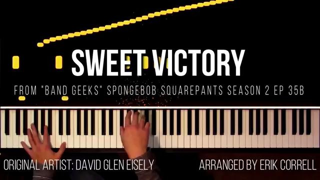 [图]海绵宝宝【sweet Victory】钢琴演奏，好熟悉