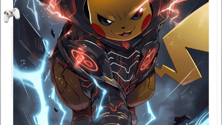 皮卡丘与机械融合.