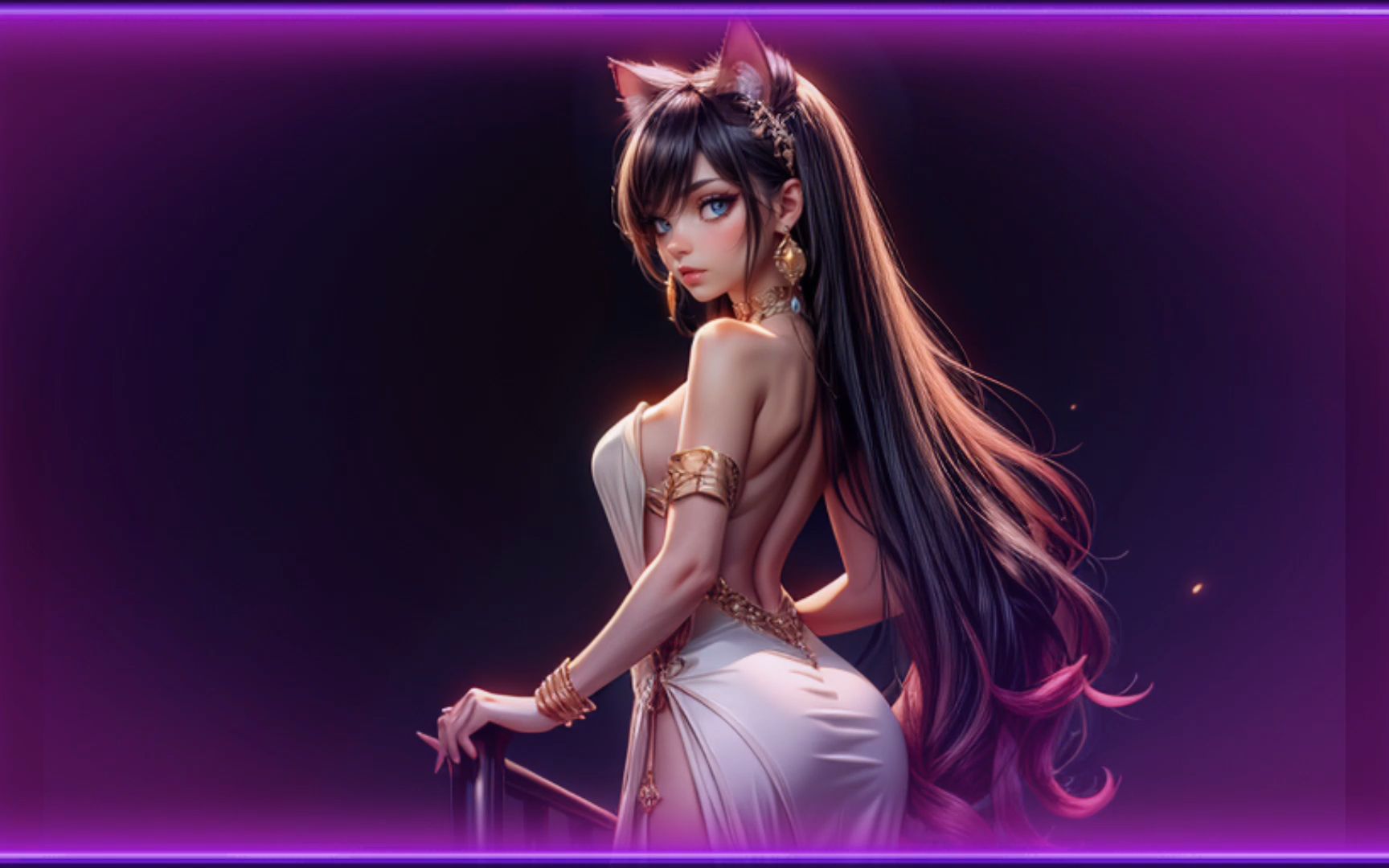 ai动漫世界中的性感美少女,爱了