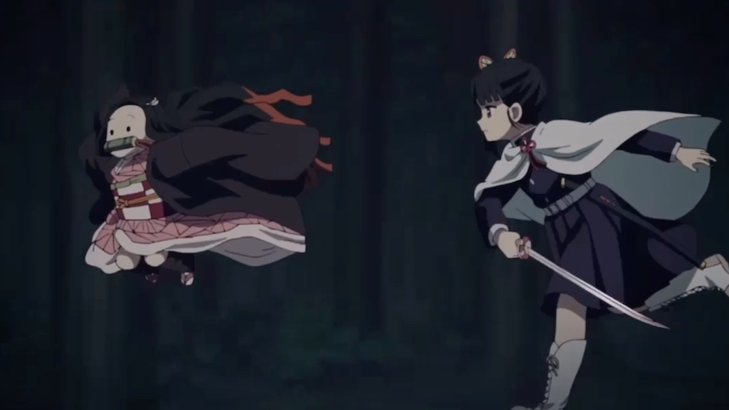 香奈乎只是在砍祢豆子