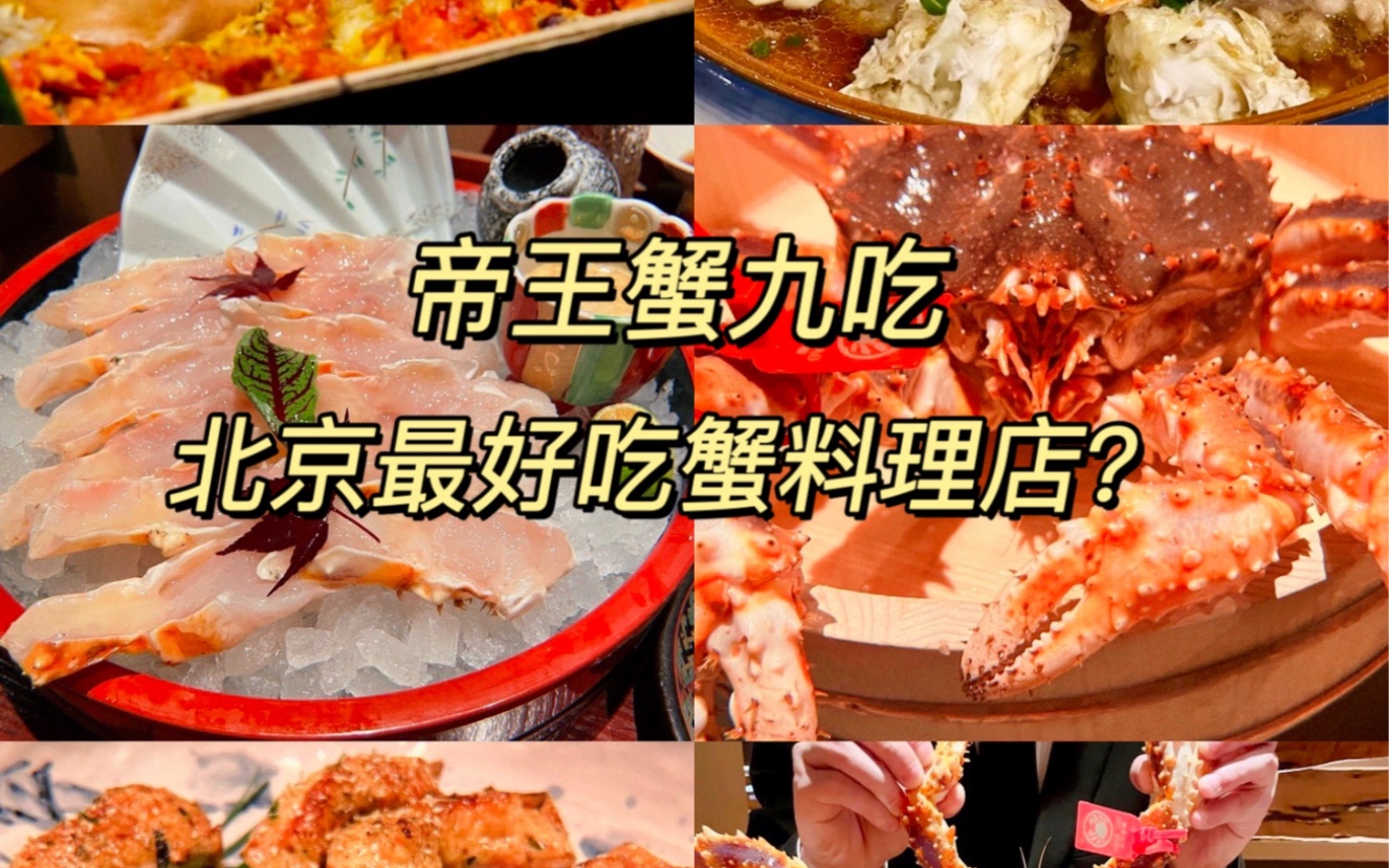 北京zui好吃蟹料理店|帝王蟹九种吃法哔哩哔哩bilibili