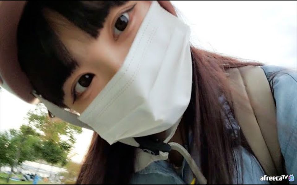 韩国口罩美女来啦! 跟我一起约会吧!