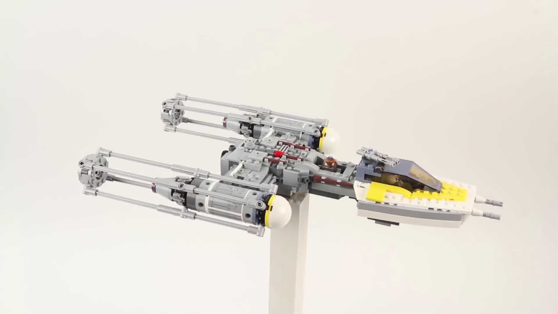 乐高 星球大战 75172 y翼星际战斗机-乐高速建_哔哩哔哩 (゜-゜)つロ