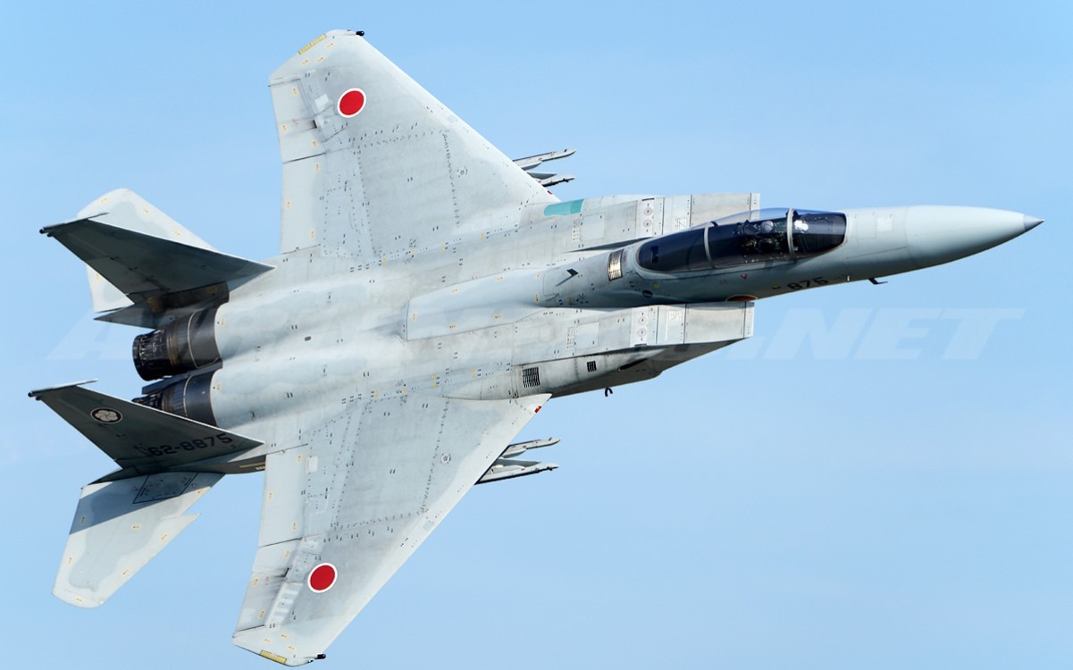 日本航空自卫队f-15j飞行展示