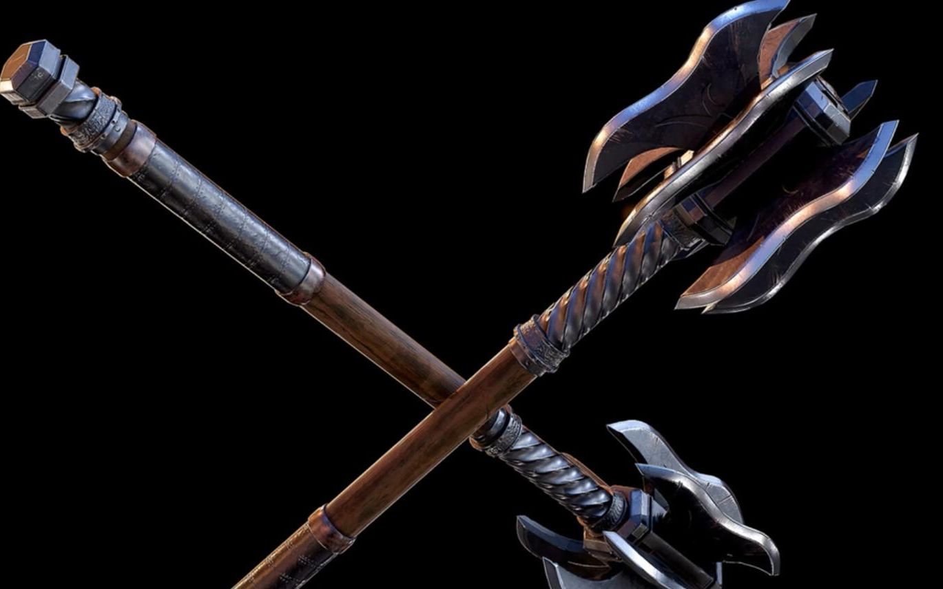 maya武器钉锤重修作业悄悄学好模型然后惊艳所有人