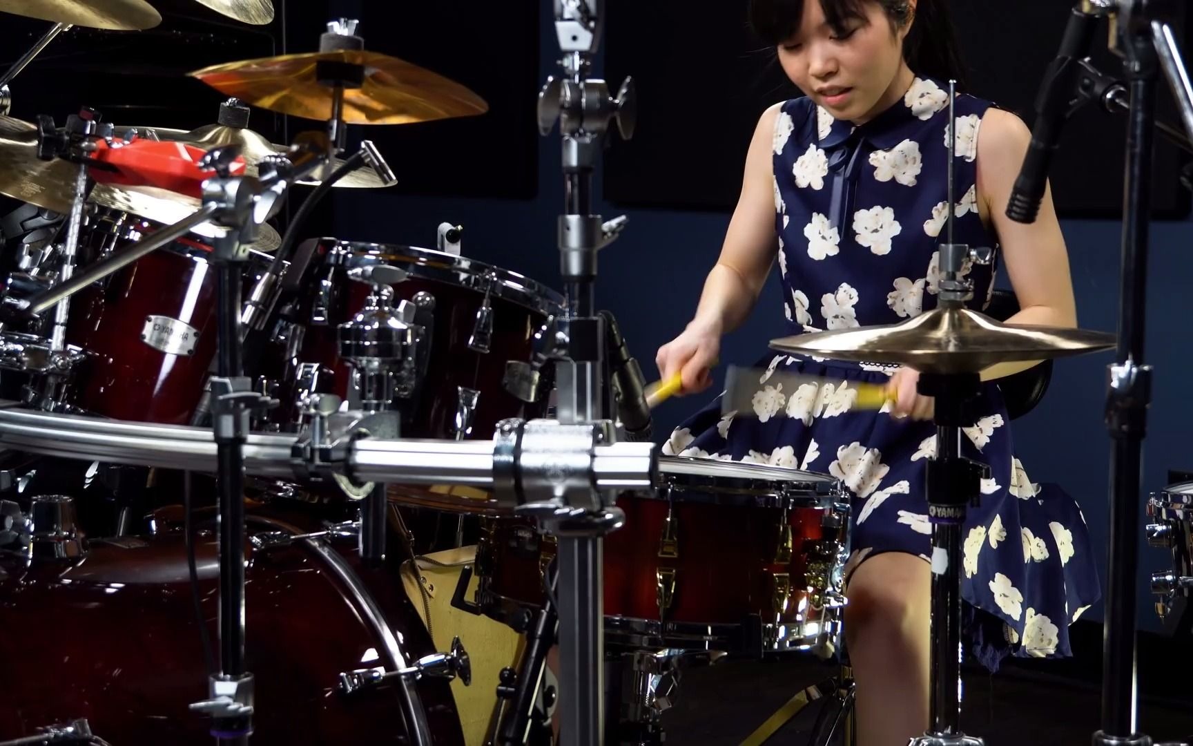活动作品架子鼓最年轻日本鼓手川口千里独奏solo