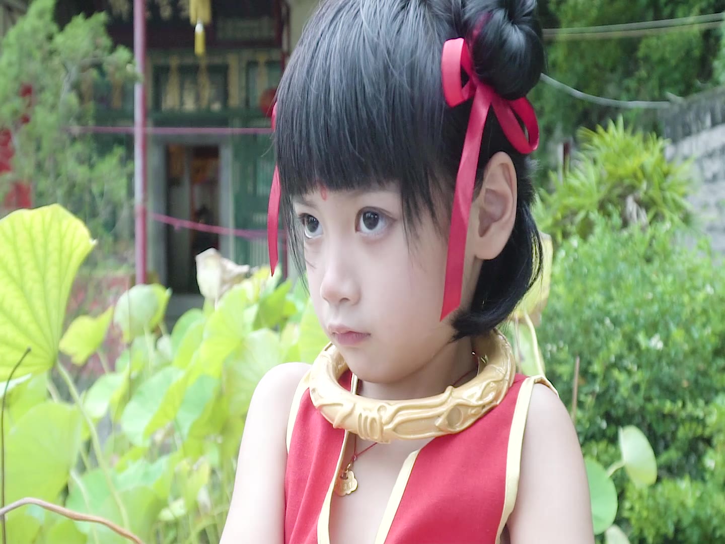 哪吒之魔童降世超可爱的娃娃cos还很皮p2音乐更可爱哦