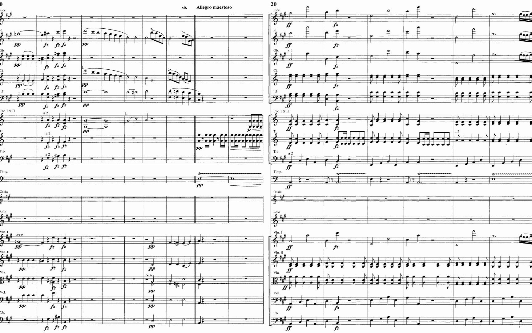 [图]［曲谱同步］［小提琴］Violin Concerto No.1 第一小提琴协奏曲 Op.1/4 By Ole Bull