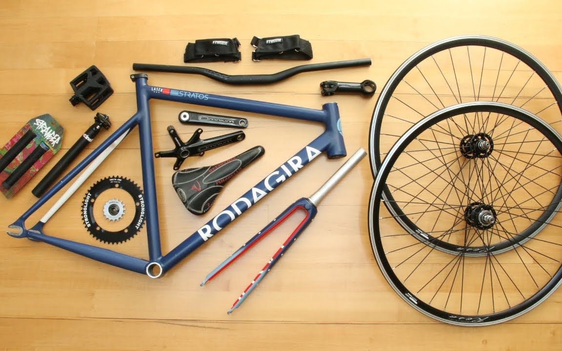 【fixed gear】死飞装车-rodagira laser stratos