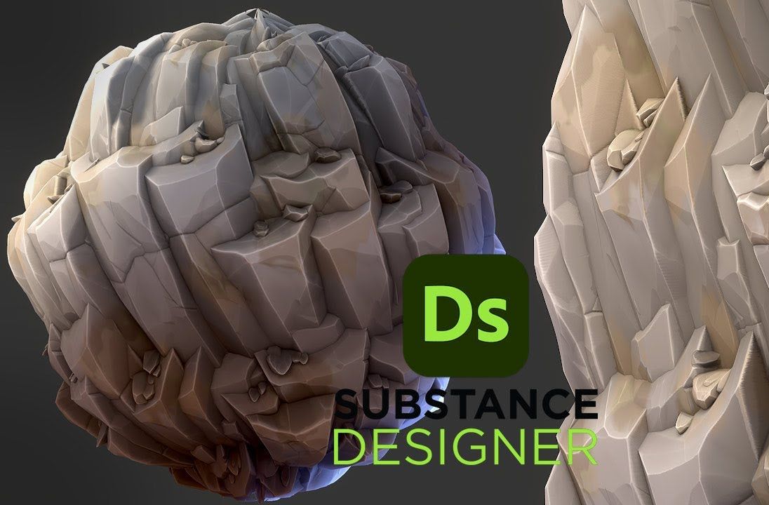 Substance 3D Designer ! 制作风格化玄武岩岩层材质!哔哩哔哩bilibili