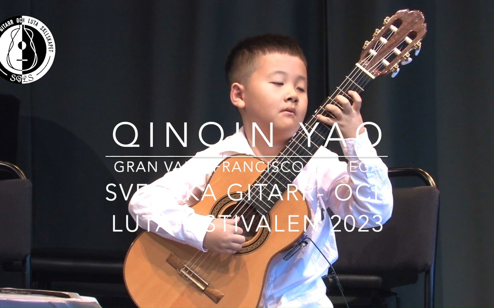 QinQin Yao(7years old)From China at Svenska Gitarr och Lutafestivalen 2023哔哩哔哩bilibili