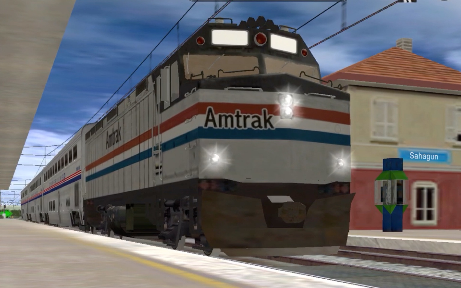 圣安地列斯火车图片