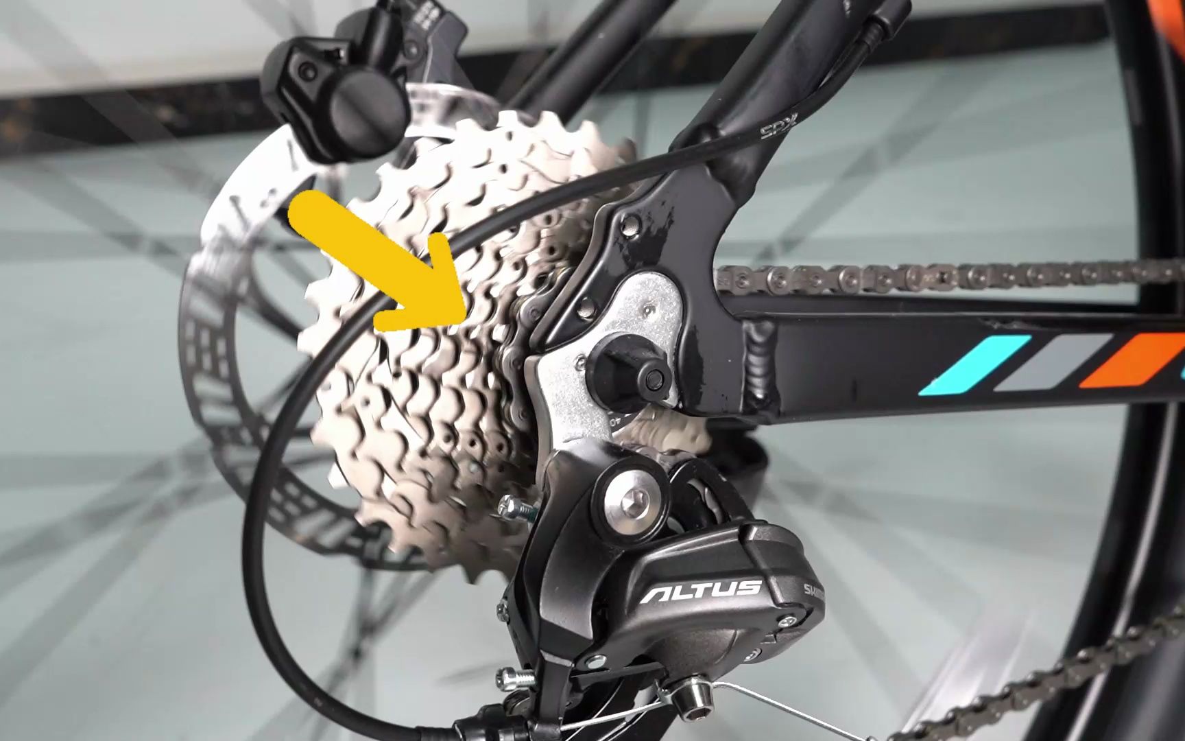 自行车变速器安装过程图片