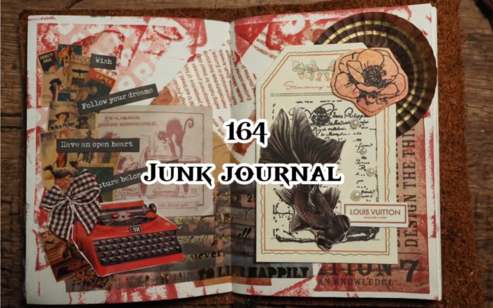 164期junk journal |生活碎片#艺术垃圾杂志#复古手帐#助眠哔哩哔哩bilibili