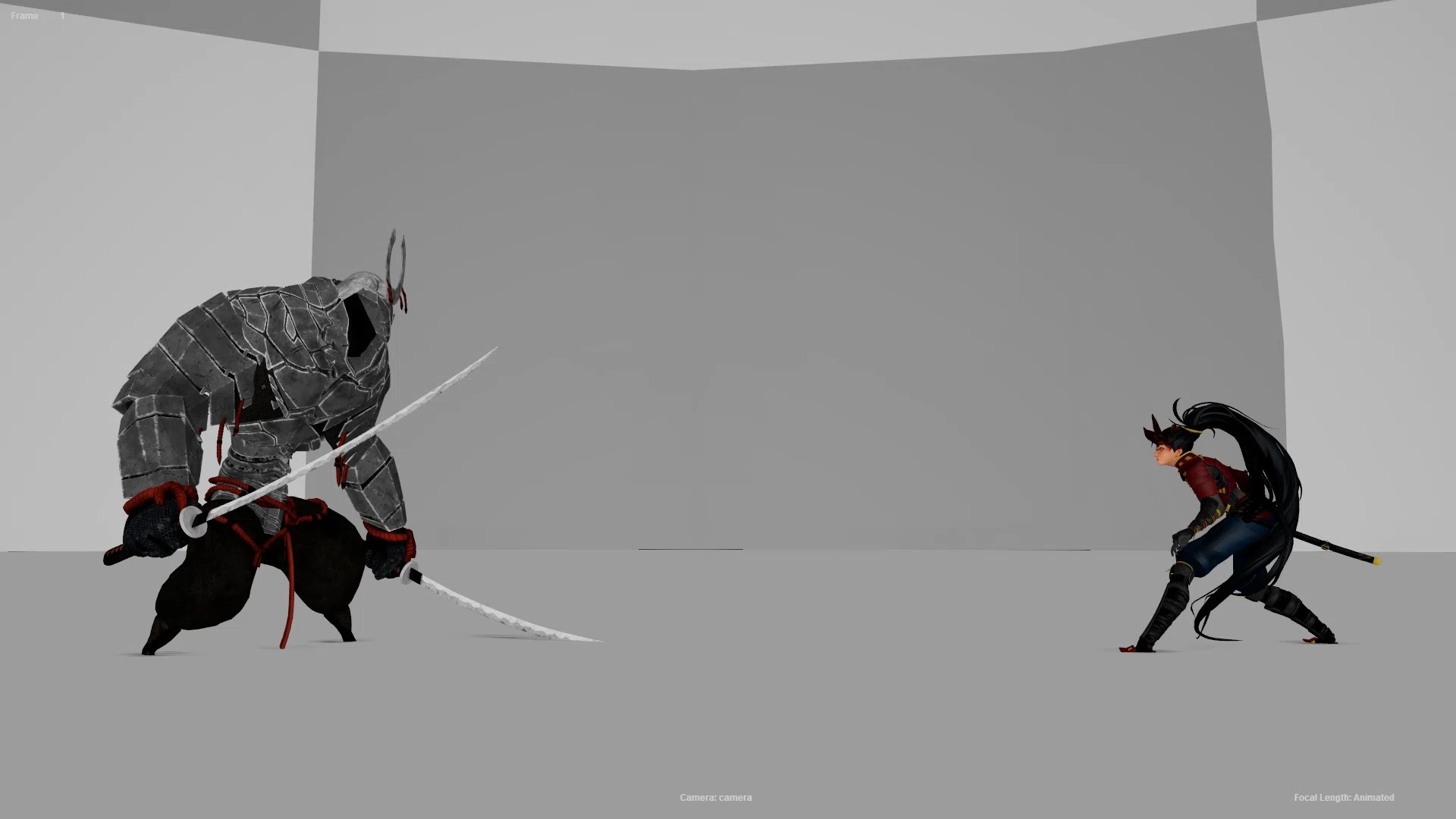 双人打斗动画小练习