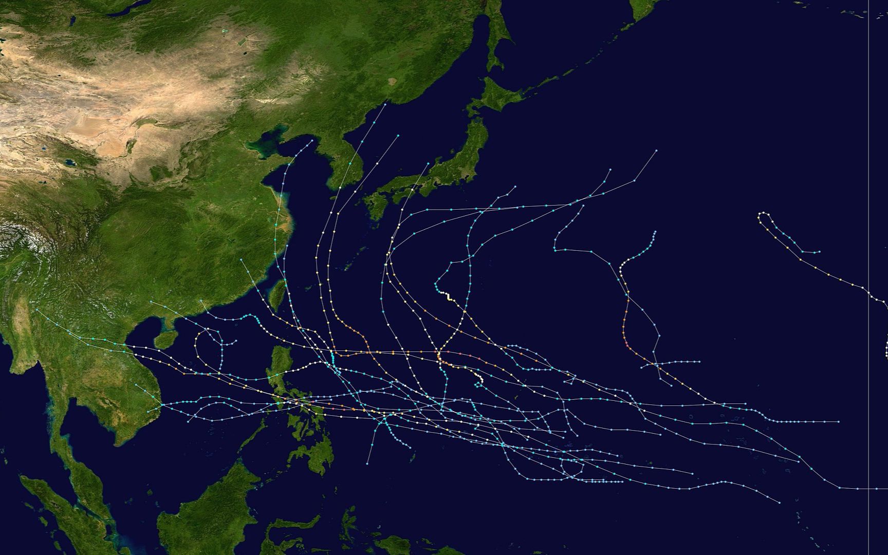 [图]1987年太平洋台风季