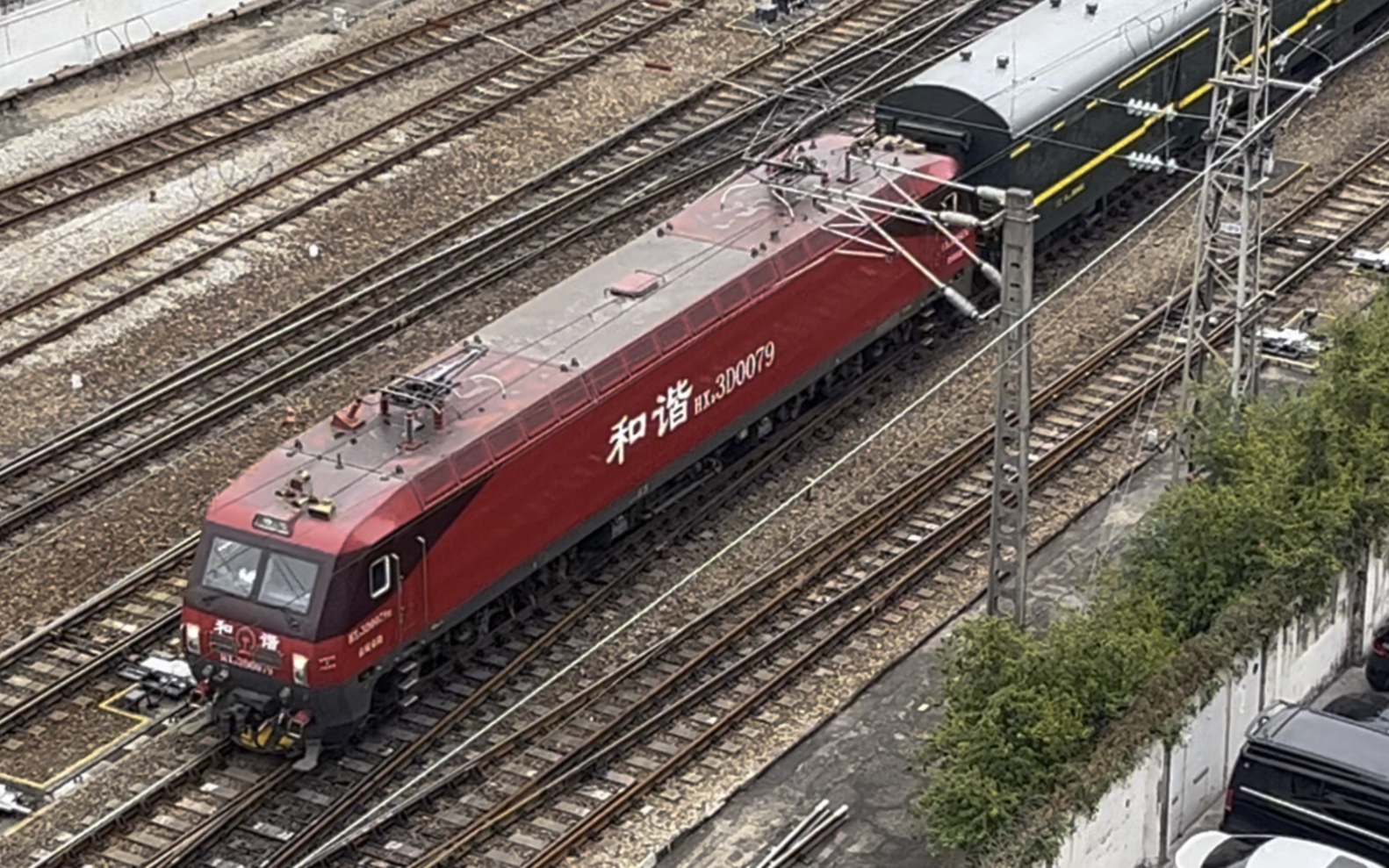 【纪念即将逝去的京广路霸】z36(广州-北京西)本务京京hxd3d-0079广州