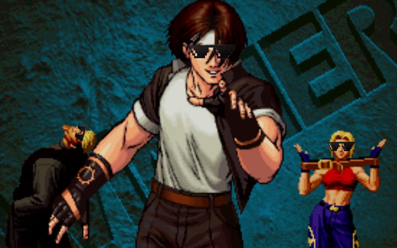 【拳皇98大口】草,龙,马组合,打爆卧龙三女,卧龙会都不开了(1月22号