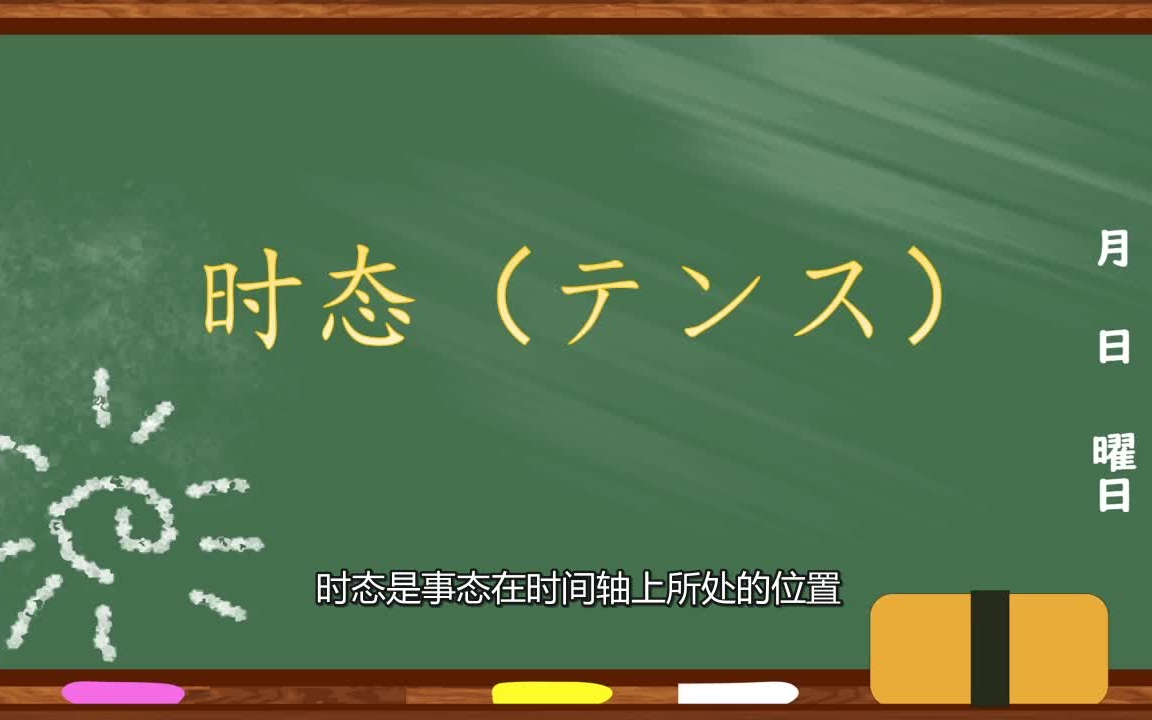 现代日语语法讲座(总论篇)13:谓语的语法范畴之时态(テンス)哔哩哔哩bilibili