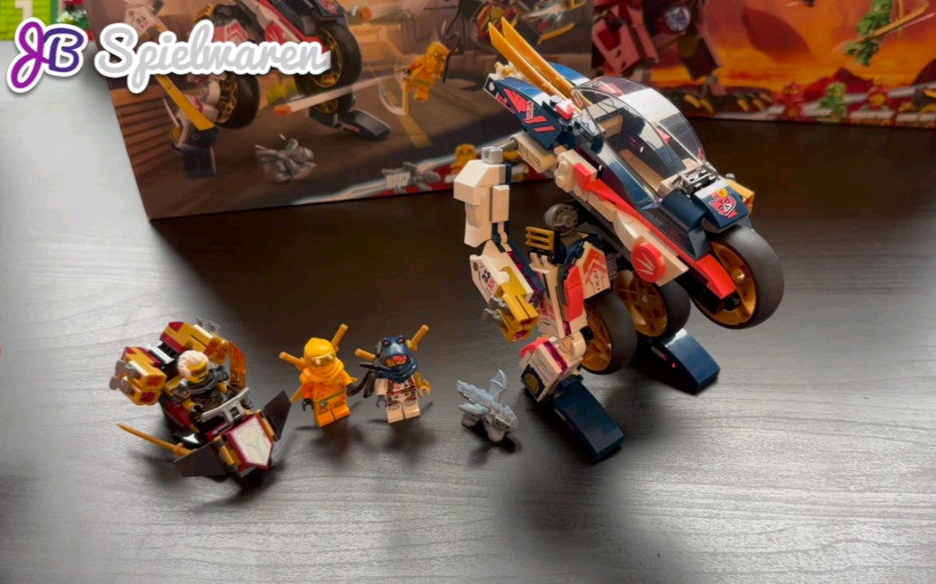 乐高幻影忍者第十七季套装 71792 索拉的机甲摩托 测评