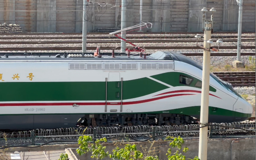 【昆楚大铁路】喜遇复兴号hxd1d-j1002 ad钙奶新涂装