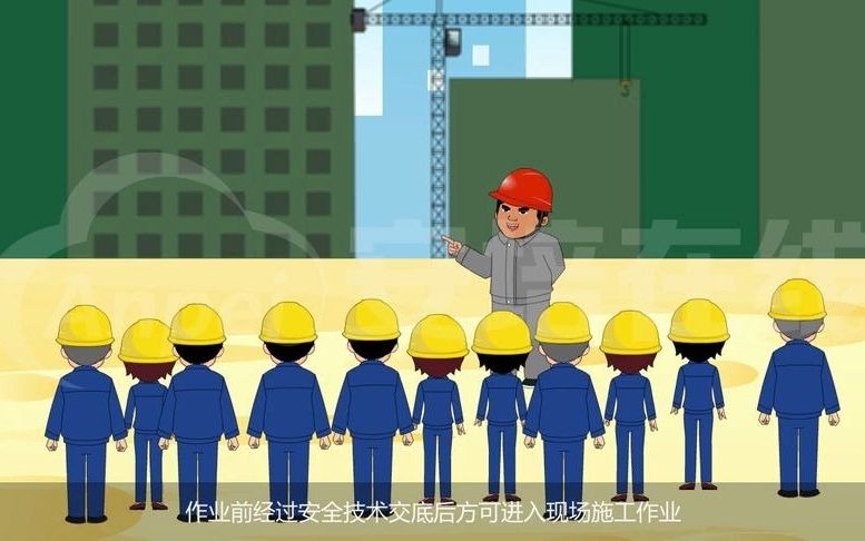 建筑施工节后复工安全培训交底动画