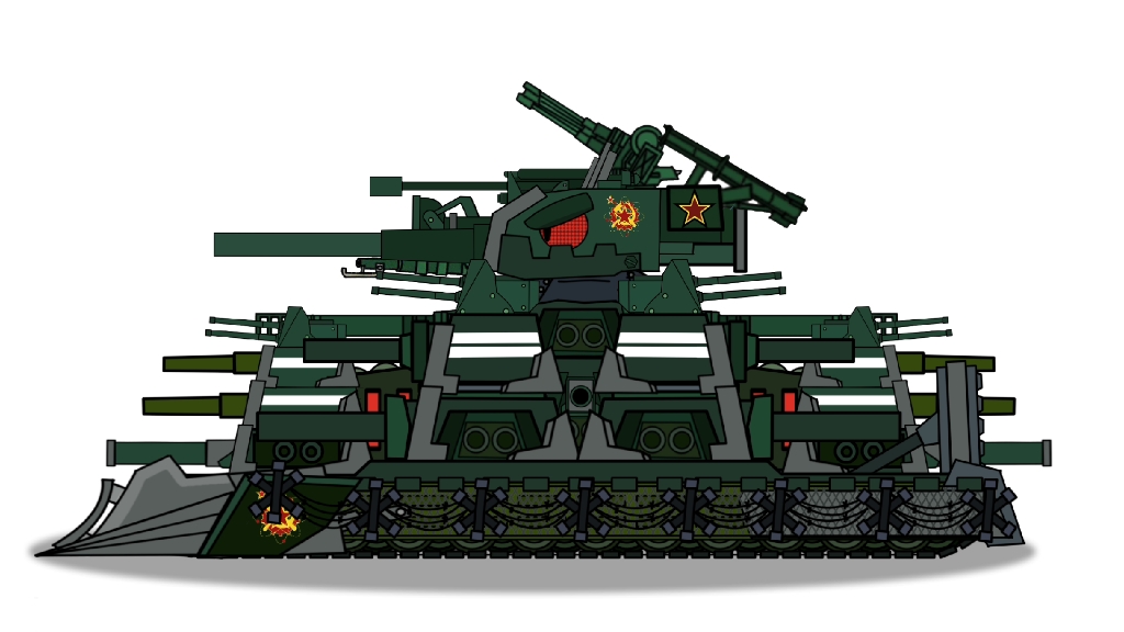 【自制坦克升级】kv-a4升级! 新名字wz-44s