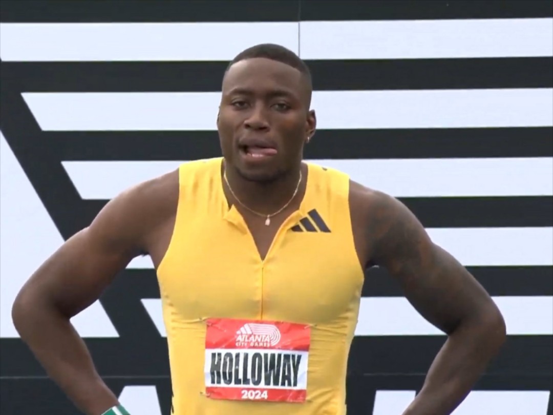 霍洛威13.07 (-0.7) wl夺冠! ‖ 2024亚特兰大城市赛男子110米栏决赛
