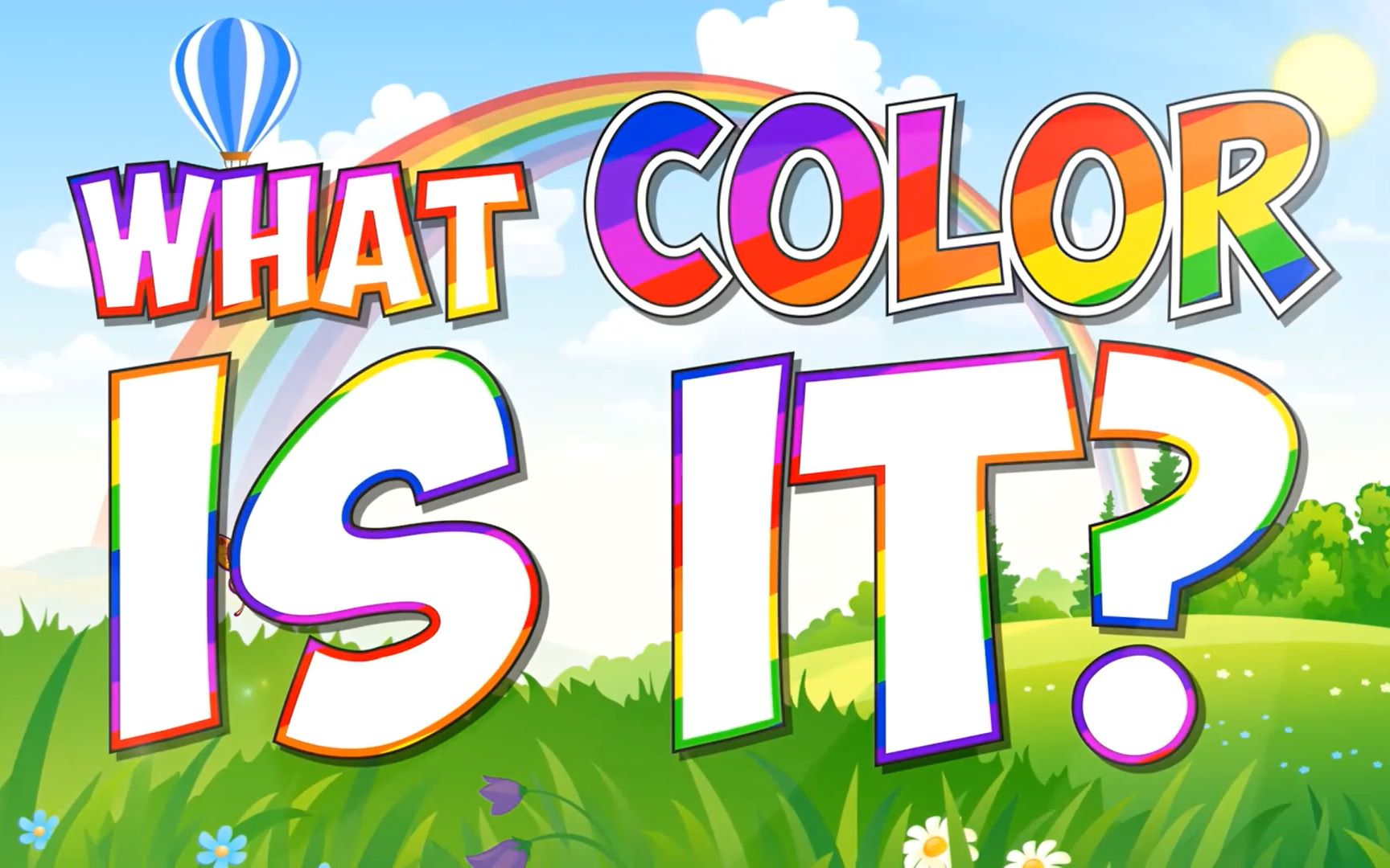 what color is it - color song for kids - learn your colors