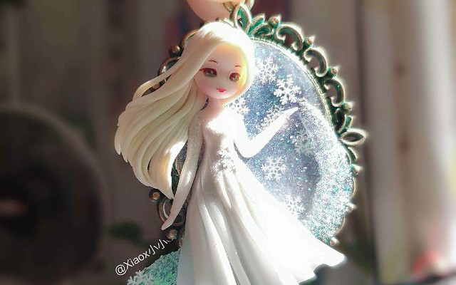【树脂粘土】冰雪奇缘2之艾莎女王!