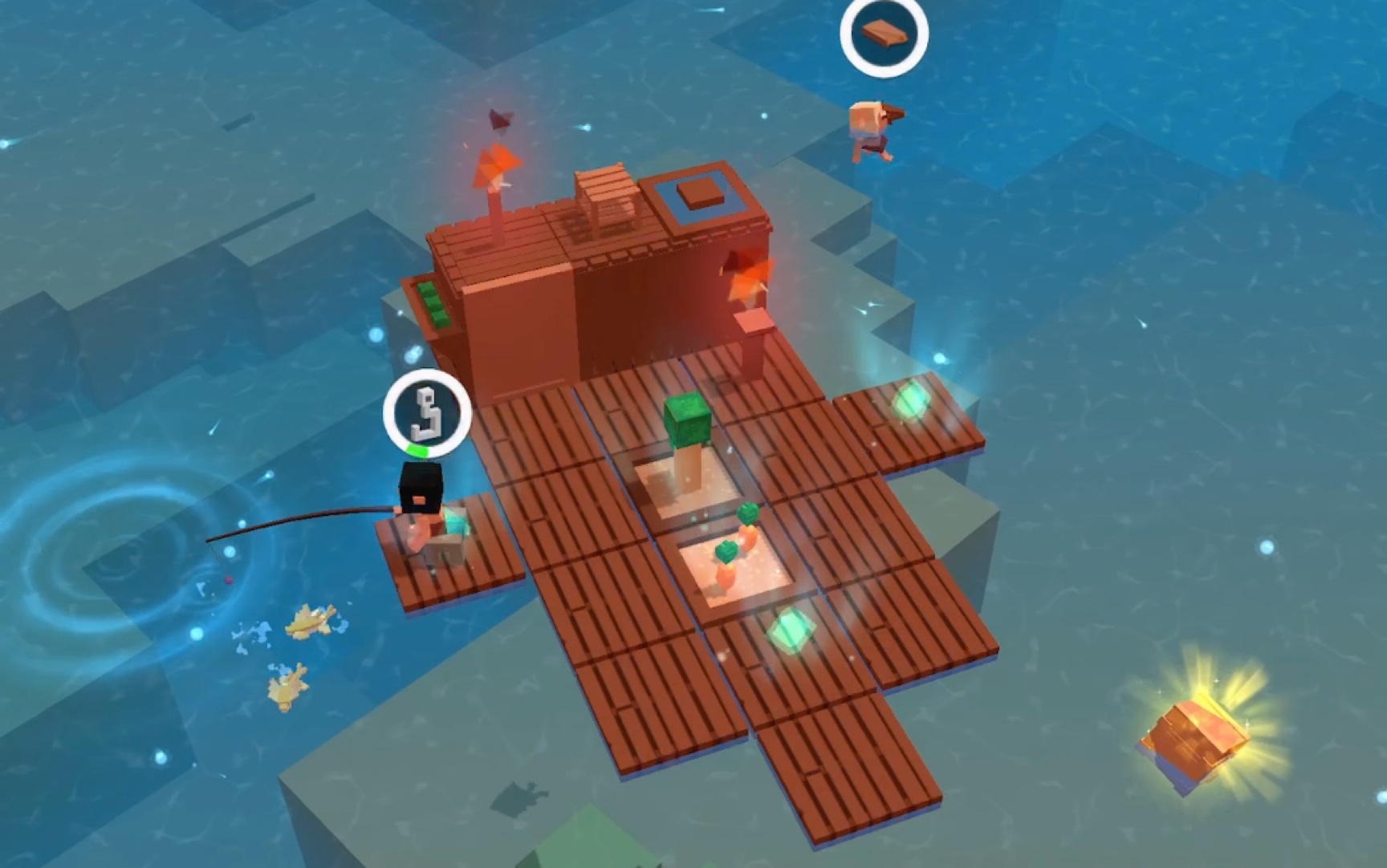 造个方舟生存小游戏