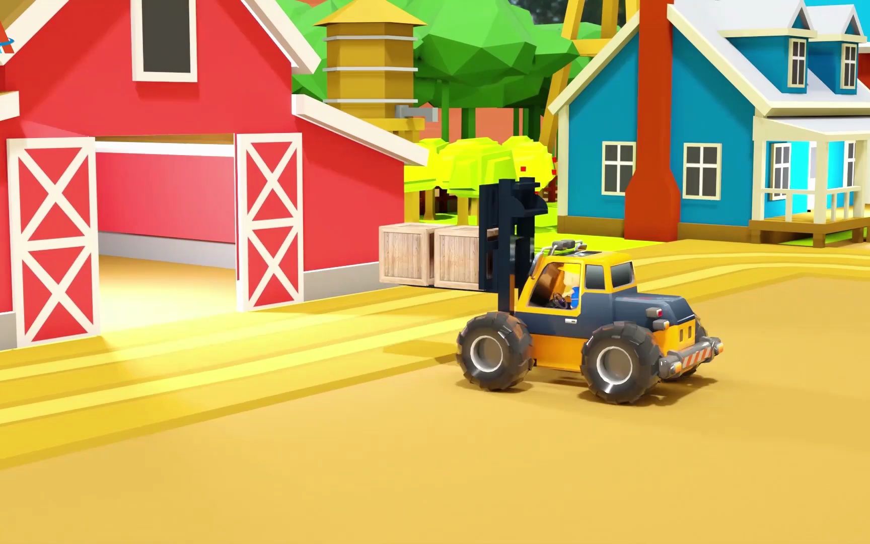 汽车世界之工程车益趣园第三季 第30集 工程车修道路