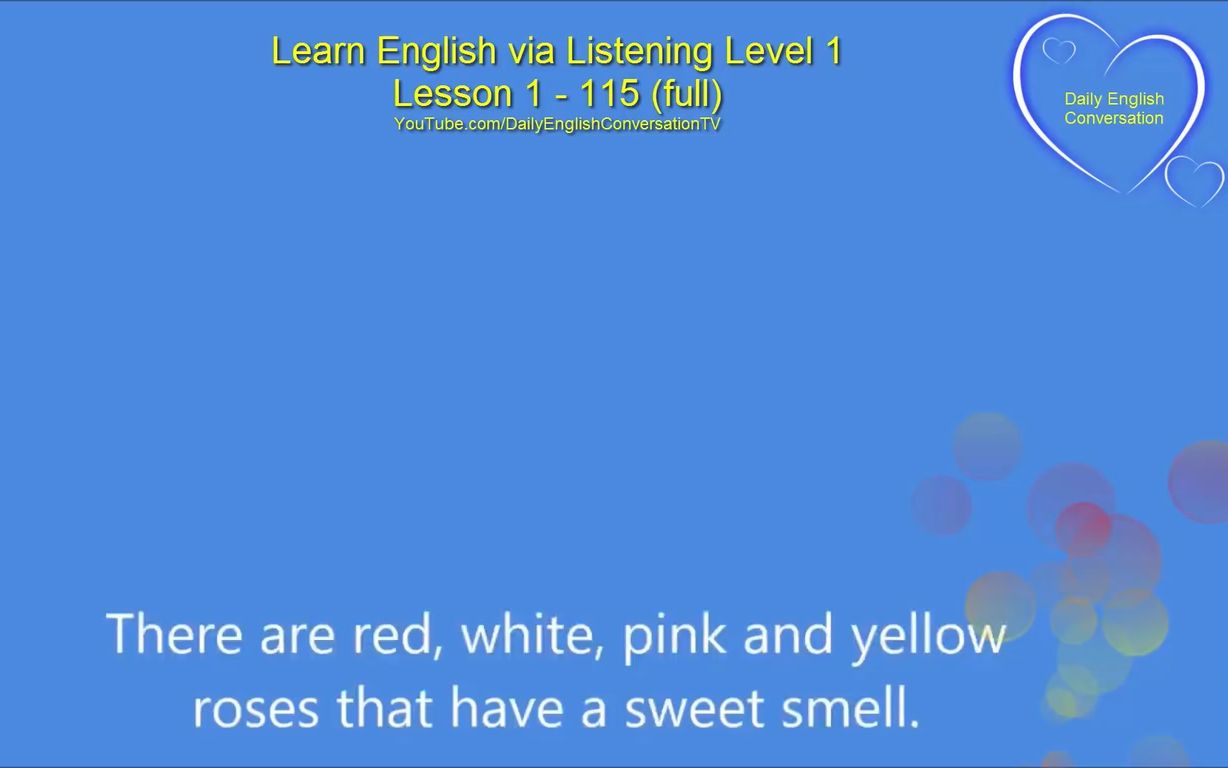 [图]英语听力一级 1~115合集 Learn English via Listening Level 1 (lesson1~115 full)